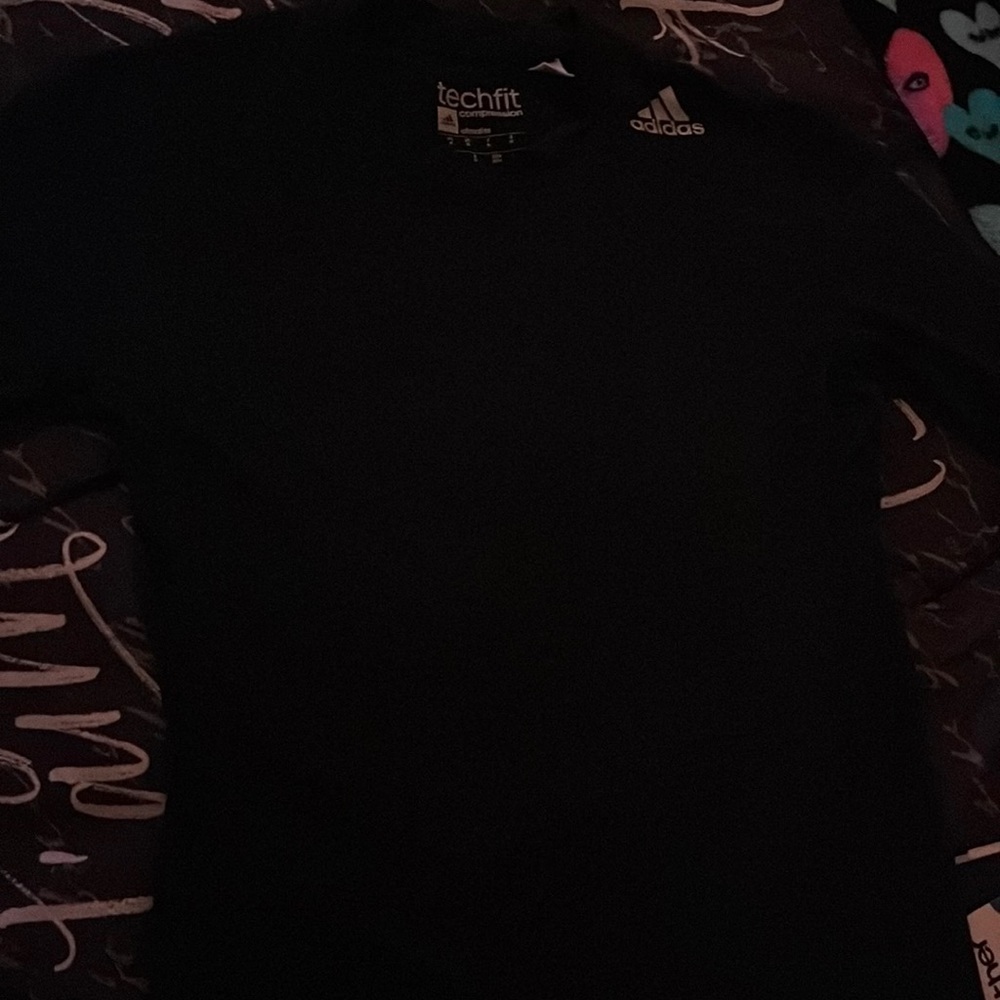Black Adidas Workout Shirt